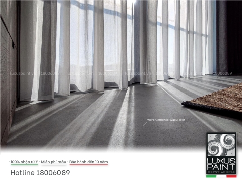 Vữa sàn tường Ý Luxus Floor Micro Cemento Wall2Floor