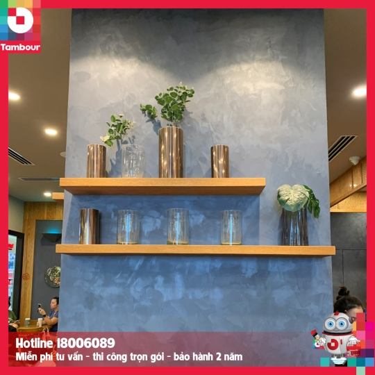 SƠN HIỆU ỨNG VẢI LỤA CASHMERE VELVET